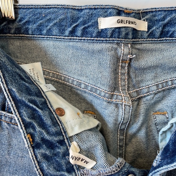 Grlfriend Maran Mid rise straight leg jeans size 24 - Picture 3 of 4